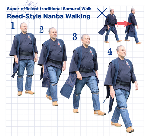 Modern Samurai Walking